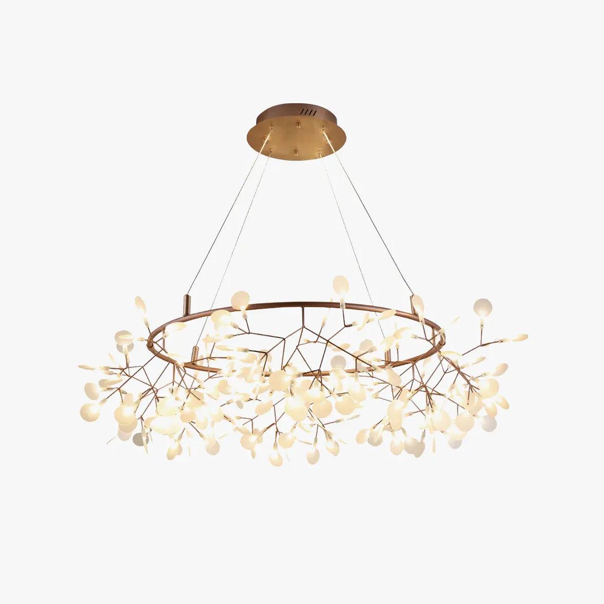 Branch Iron Ring for Living Room Chandelier - Clowas