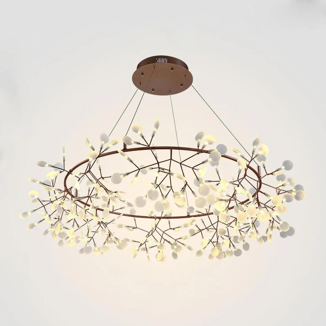 Branch Iron Ring for Living Room Chandelier - Clowas