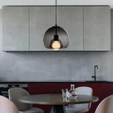 Brown Adjustable Glass Modern Pendant Light - Clowas