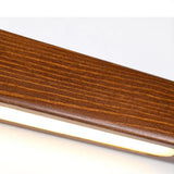 Minimalist Wooden Linear White Wall Light