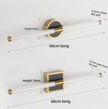 Brushed Brass Bathroom Wall Lights - Clowas