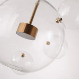 Bubble Clear Glass Gold Pendant Light - Clowas