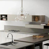 Bubble Clear Glass Gold Pendant Light - Clowas