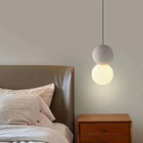 Dual-Sphere Bedroom LED Single-Head Pendant Light - Clowas