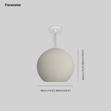 Spherical Minimalist Modern Bedroom Pendant Light - Clowas