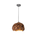 Faux Stone Resin Single Bedroom Pendant Light - Clowas