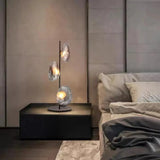 Three-Headed Matte Glass Modern Table Lamp - Clowas