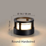 Modern Outdoor Solar Pillar Light Black Metal for Garden, IP65