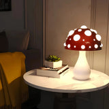 Modern Mushroom Bedside Table Lamp with Anti-Glare Lighting