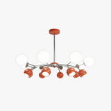 Globe Glass Chandelier for Living Room