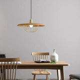 Metal Disc-Shaped Vintage Single-Head Pendant Light - Clowas