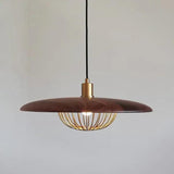 Metal Disc-Shaped Vintage Single-Head Pendant Light - Clowas