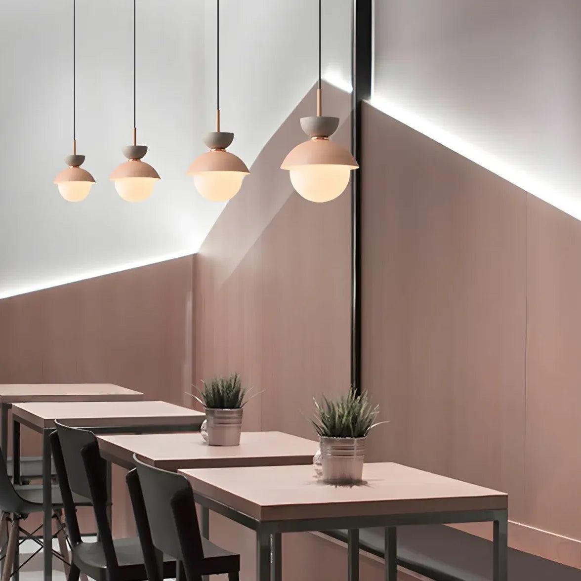 Colorful Lampshades Modern Glass Pendant Light - Clowas