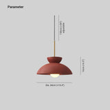 Red Frosted Modern Dining Room Pendant Light - Clowas