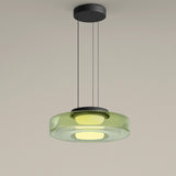 Minimalist Tiered Glass Pendant Light for Dining Room