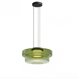Minimalist Tiered Glass Pendant Light for Dining Room