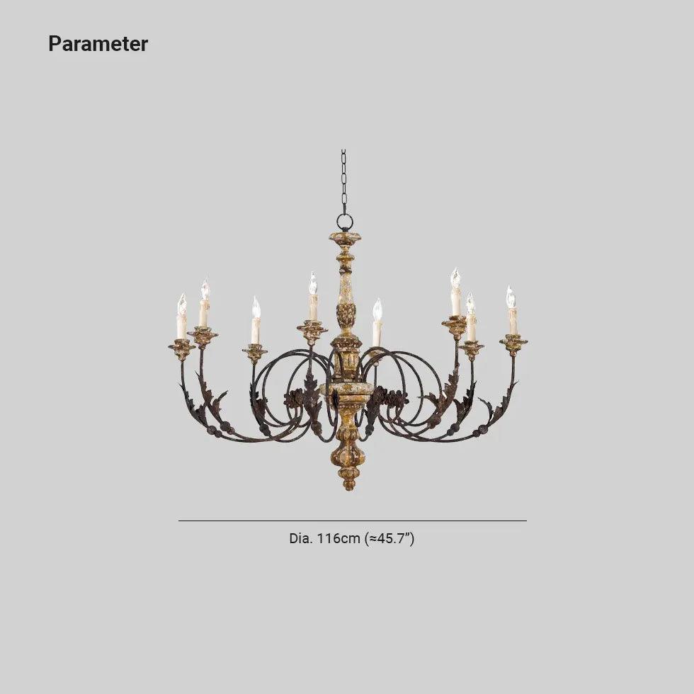 Candelabra Design Vintage Classical Chandelier Light - Clowas
