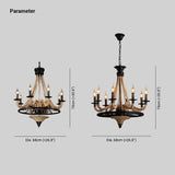 Modern Candle Design Chandelier for Living Room