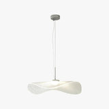 Lotus Leaf-shaped Modern White Acrylic Pendant Light - Clowas