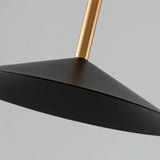 Cantilever Black Minimalist Plug-In Floor Lamp - Clowas