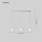 Creative Cream LED Multi Light Pendant