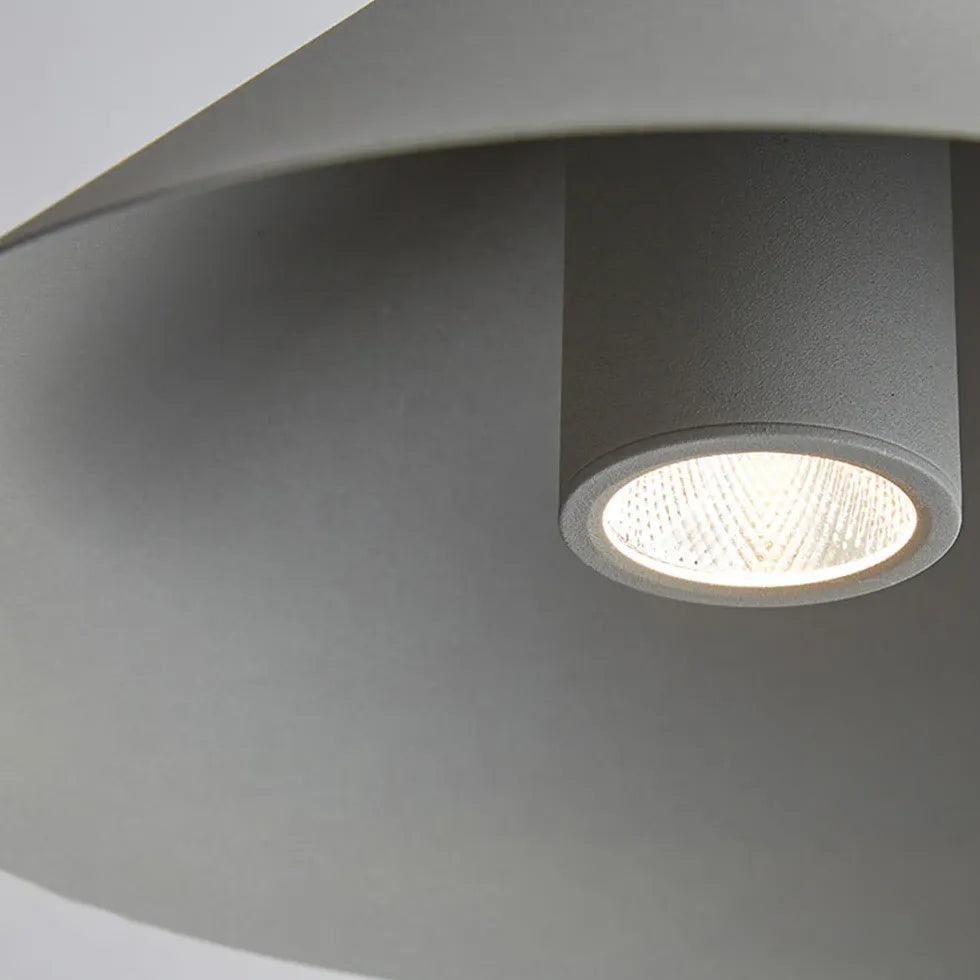 Gray Cone-Shaped Modern Single Pendant Light - Clowas