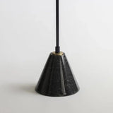 Black Round Shade Arc Floor Lamp - Clowas