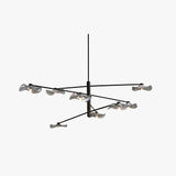 Branch-shaped Multi-light Black Modern Pendant Light - Clowas