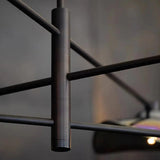 Branch-shaped Multi-light Black Modern Pendant Light - Clowas