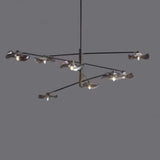 Branch-shaped Multi-light Black Modern Pendant Light - Clowas