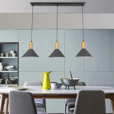 Three-light Cone Design Dining Room Pendant Light - Clowas