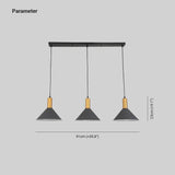 Three-light Cone Design Dining Room Pendant Light - Clowas