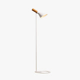 Wooden Cone Black Slim Floor Lamp - Clowas