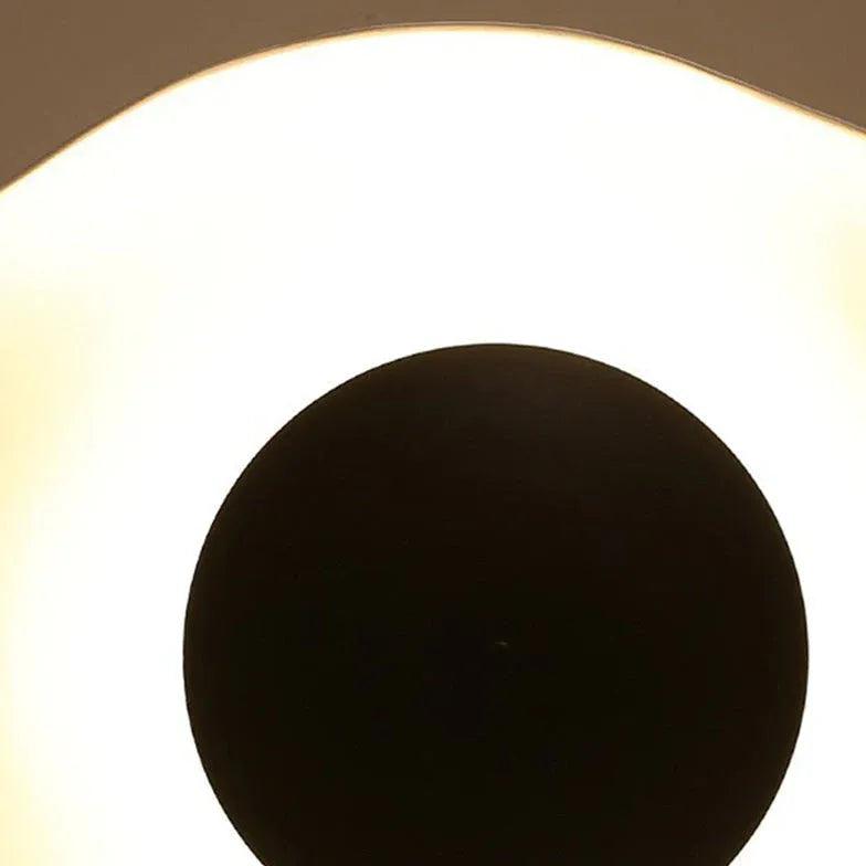 Long Frisbee Black Modern Pendant Light - Clowas