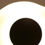 Long Frisbee Black Modern Pendant Light - Clowas