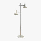 White Dual-Head Minimalist Floor Lamp - Clowas