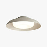 White Disc-shaped Bedroom Recessed Ceiling Light - Clowas
