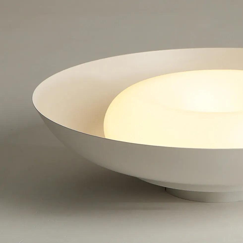White Disc-shaped Bedroom Recessed Ceiling Light - Clowas