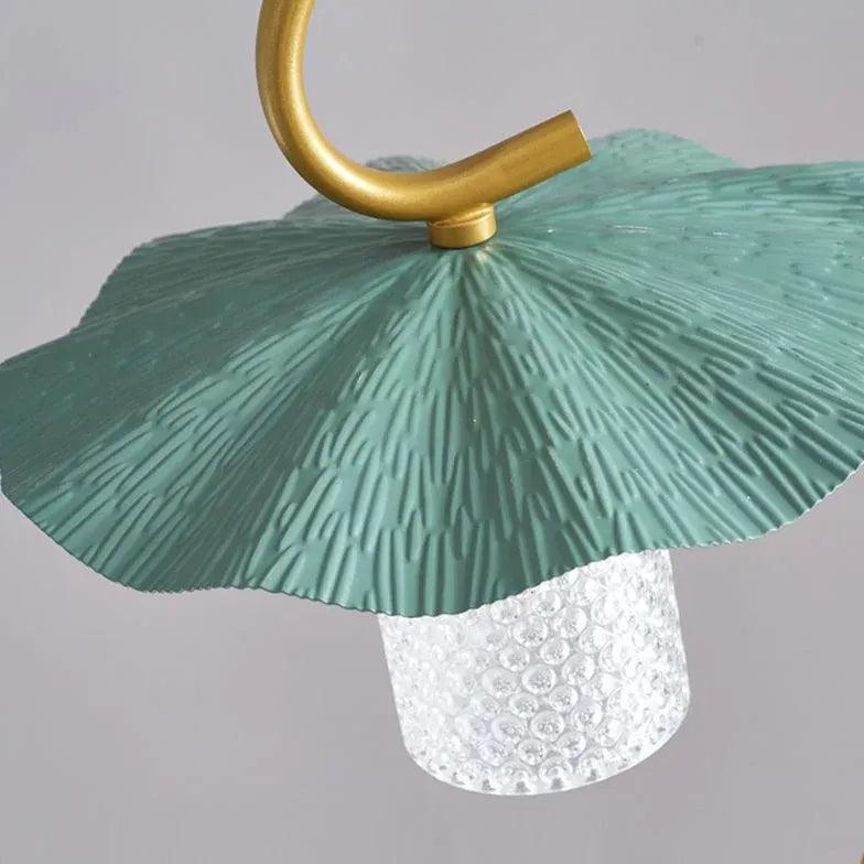 Curved Design with Attached Table Floor Lamp - Clowas