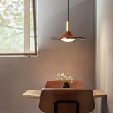Wooden Lampshade Vintage LED Dining Pendant Light - Clowas