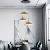 Cone-Shaped Iron Vintage Industrial Dining Room Pendant Light - Clowas
