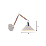 Vintage Rope Iron Swing Arm LED Wall Light