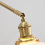 Porcelain Wall Light Brass Vintage - Clowas