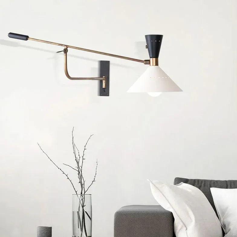 Flexible White Bedside Reading Light - Clowas