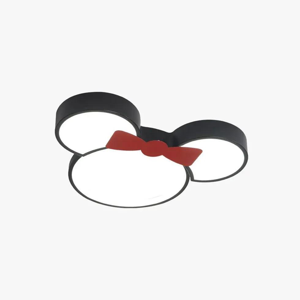 Cartoon Black LED Bedroom Ceiling Light - Clowas