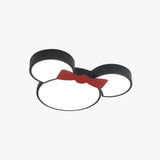 Cartoon Black LED Bedroom Ceiling Light - Clowas