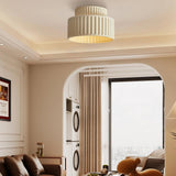 Modern White Wrinkled E27 Ceiling Light