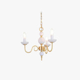 Ceramic Candle Holder Golden Vintage Chandelier - Clowas