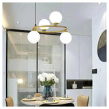 Modern Glass Ball Pendant Light for Living Room