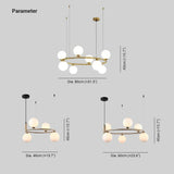 Modern Glass Ball Pendant Light for Living Room